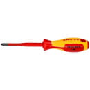 Отвертка крестовая PH2х212 мм Slim VDE 1000V (длина стержня 100 мм) Knipex 982402SL (982402SL) 