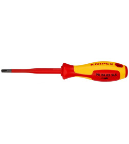 Отвертка крестовая PH2х212 мм Slim VDE 1000V (длина стержня 100 мм) PlusMinus Knipex 982402SLS