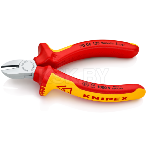 Бокорезы 125мм VDE 1000V Knipex 7006125 (7006125) 