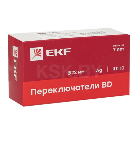 Переключатель BD21 2P короткая ручка NO IP65 EKF PROxima (xb2-bd21-65) 