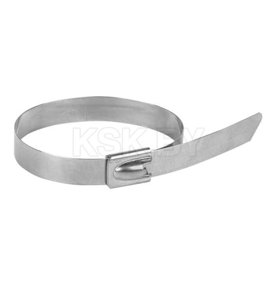 Хомут AISI 304 из нержавеющей стали, 7.9x200 (10 шт.) FlexLock PROxima (plc-fl-tss-304-7.9x200-r) 