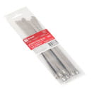 Хомут AISI 304 из нержавеющей стали, 7.9x200 (10 шт.) FlexLock PROxima (plc-fl-tss-304-7.9x200-r) 
