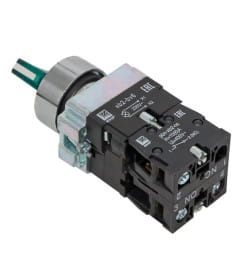 Переключатель BD21 2P c зеленой подсветкой 230В NO EKF PROxima