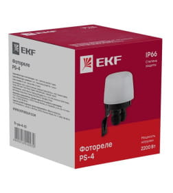 Фотореле PS-4 10А 2200Вт IP66 EKF PROxima