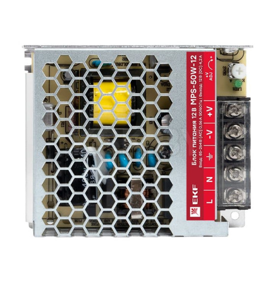 Блок питания 12В MPS-50W-12 EKF Proxima (mps-50w-12) 