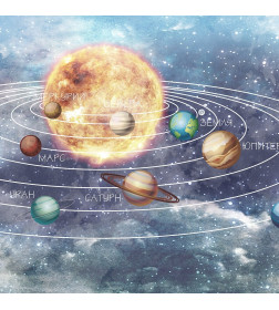Фотообои Vimala Солнечная система FCZ002993, 2700х4000мм