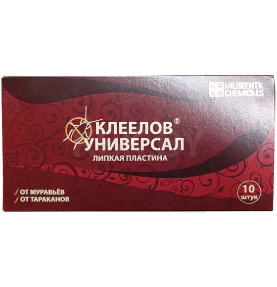 Липкая пластина от тараканов Клеелов, 10шт