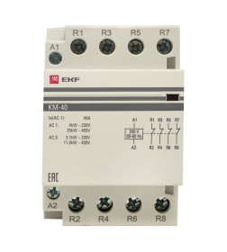 Контактор модульный КМ 40А 4NC (3 мод.) EKF PROxima