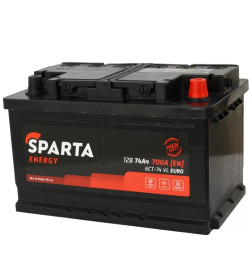 Аккумулятор SPARTA Energy 6СТ-74 LB Евро низкий