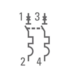 Автоматический выключатель 2P 50А (В) 4,5kA ВА 47-63 EKF PROxima