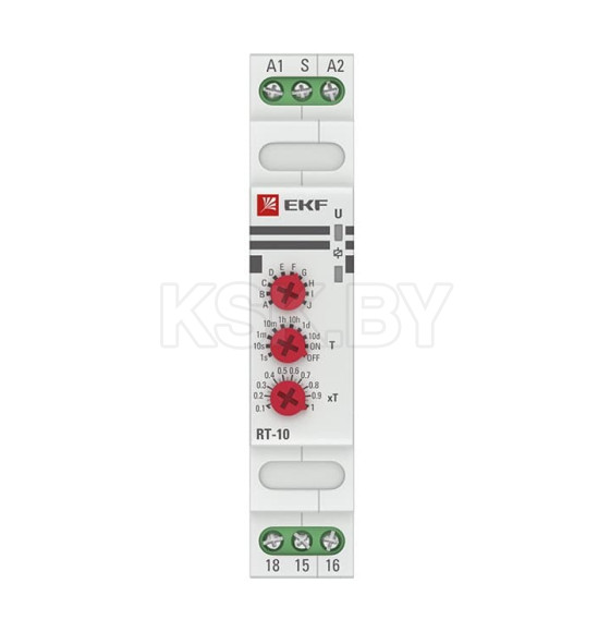 Реле времени (10 устанавл. функц.) RT-10 12-240В EKF PROxima (rt-10-12-240) 