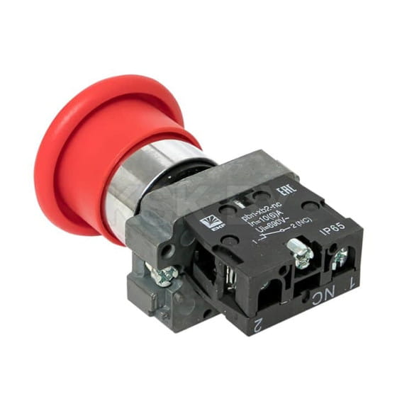 Кнопка BC42 грибок красная NC IP65 EKF PROxima (xb2-bc42-65) 