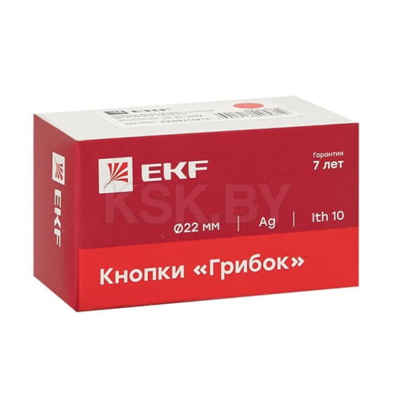 Кнопка BC42 грибок красная NC IP65 EKF PROxima (xb2-bc42-65) 