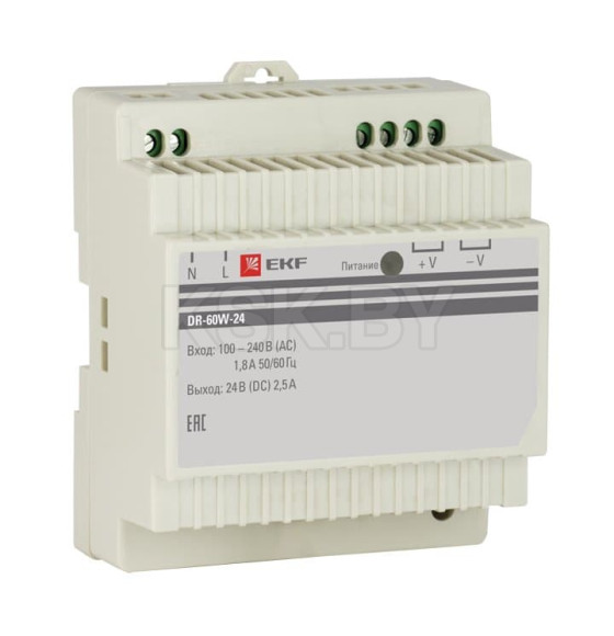 Блок питания 24В DR-60W-24 EKF PROxima (dr-60w-24) 