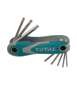 Набор ключей Torx 2-8 мм TOTAL THT1061846 (8 шт)