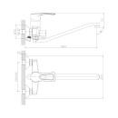 Смеситель для ванны Rossinka Silvermix T40-34 (T40-34) 