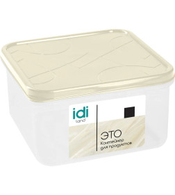 Контейнер для продуктов "Modena" квадратный 1,2л