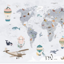 Фотообои Vimala Карта мира M533, 2700х4000мм (M533) 