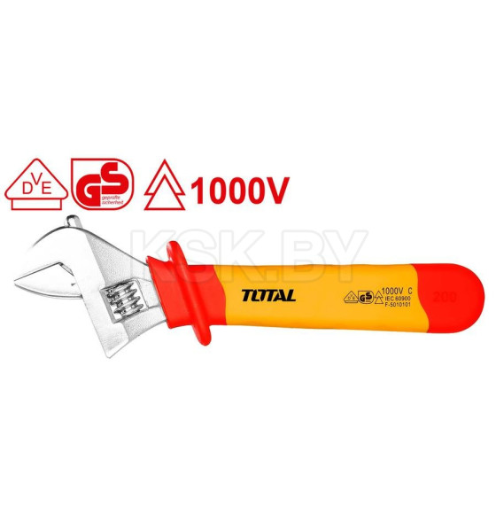 Ключ разводной диэлектрический TOTAL THIADW101 (THIADW101) 