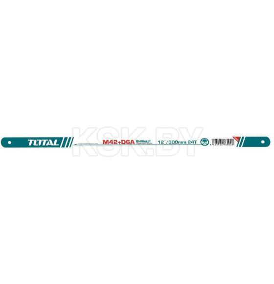 Полотно ножовочное биметаллическое по металлу 300 мм TOTAL THT571326 (10 шт) (THT571326) 