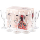 Набор бокалов для вина стеклянных "Angela" 6 шт. 350 мл 40600/350 (40600/350) 