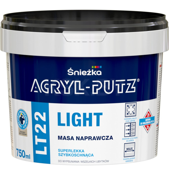 Шпатлевка Acryl Putz LT 22 Light,  0,75 л