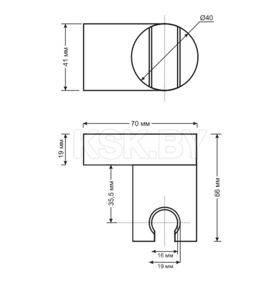 Держатель для душа Esko SH405 (SH405) 