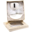 Чашка с блюдцем фарфоровые 200 мл 101-01012 (101-01012) 