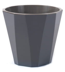 Кашпо пластмассовое "Палермо" 3,6 л (20*20*19,3 см) С317ТСЕР