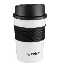 Термокружка, 380 мл, нержавеющая сталь,white, PERFECTO LINEA, 27-261261