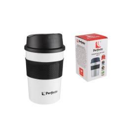 Термокружка, 380 мл, нержавеющая сталь,white, PERFECTO LINEA, 27-261261