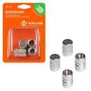 Колпачки на шинный вентиль декоративные AIRLINE (АVC-03) 