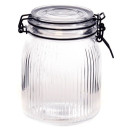 Банка для сыпучих продуктов стеклянная 11,2*15,5 см (900 мл) с клипсой 92887-2 (92887-2) 