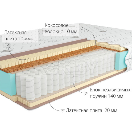 Матрас Kondor Bora Medio.90х190х20 (трикотаж)