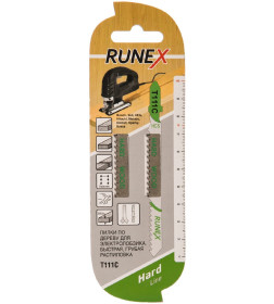 Пилка для лобзика (по дереву)100x75мм. Быстрый груб распил T111C (2шт.уп) "Runex" 