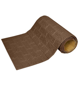 Панель самоклеящаяся Lako Decor 3D, кирпич кофе (рулон 6м)