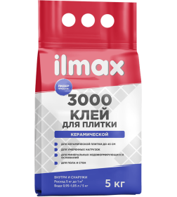 Клей для плитки "ILMAX 3000", 5кг