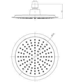 Душевая лейка Lemark LM8033С