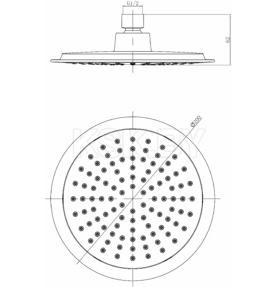 Душевая лейка Lemark LM8033С (LM8033С) 