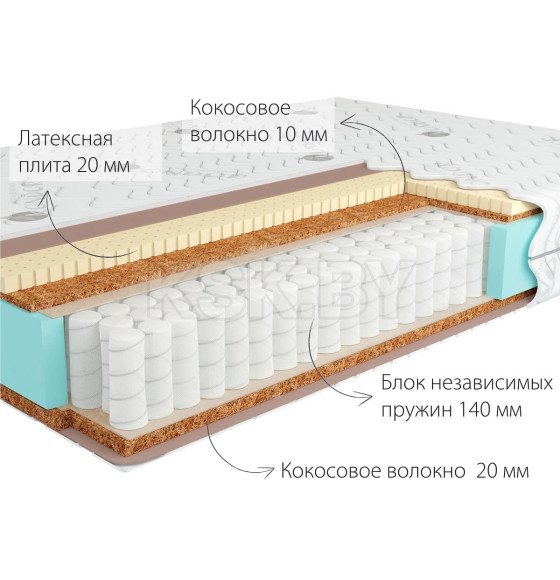 Матрас Kondor Jamaika Hard.180х190х20 (трикотаж)