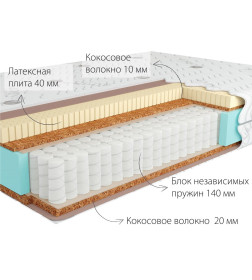 Матрас Kondor Jamaika-3 Medio.150х195х22 (трикотаж)