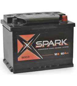 Аккумулятор SPARK 60Ah 500A (EN) R+