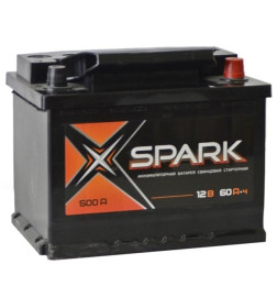 Аккумулятор SPARK 60Ah 500A (EN) L+