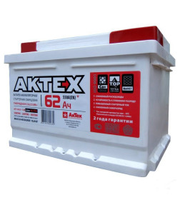 Аккумулятор AKTEX EXTRA Premium 62Ah 580A (EN) R+