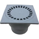 Трап для душа вертик. СЗ ПЛВК  ПП110 (150х150), белый, РТП (STY-110В) 