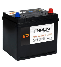 Аккумулятор ENRUN Standard (JIS) 60Ah 550A (L+)