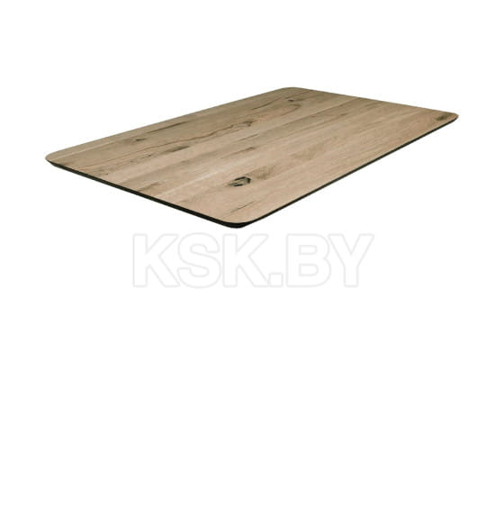 Стол МАЙОН,1200х800х740мм, дуб галифакс табак/черное подстолье КС-60 (108151) 