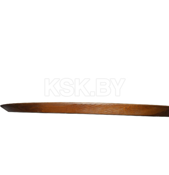 Стол ИБУ, d100*74, дуб мореный/белое подстолье КС-12 (105286+94704) 