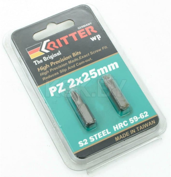 Бита PZ 2х25 мм (2 шт.) WP Ritter PS20122021 (PS20122021) 