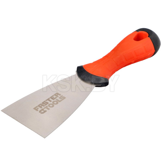 Шпатель нержавеющий 80 мм SOFT FASTER TOOLS 6046 (6046) 